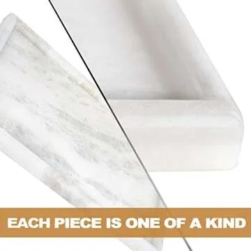 Stylish Koville African Marble Tray for Home Decor