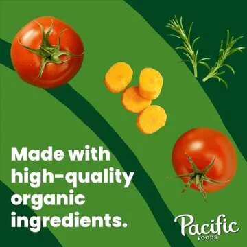 Pacific Foods Low Sodium Organic Vegetable Broth 12 Cartons