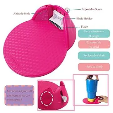 WHITEMOON Cup Edging Tool for Perfect Tumbler Cuts