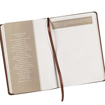 The Lord's Prayer Faux Leather Prayer Journal - Matthew 6: 9-13
