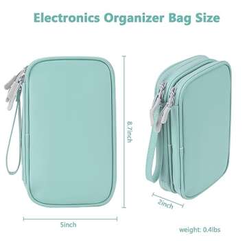 DDgro Tech Organizer Travel Carrying Case Cables Pouch Organize and Storage Accessories Electronics ...
