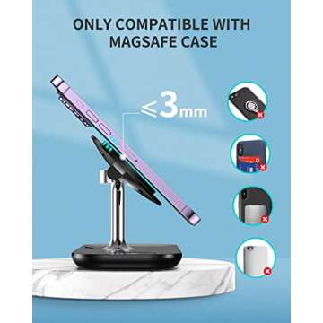 Buy MAKAQI 3 in 1 Wireless Charger, Fast Charging for All Apple Devices