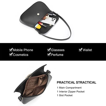 CLUCI Vegan Leather Shoulder Bag Stylish Eco-Friendly Purse