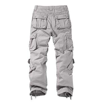 Match Mens Wild Cargo Pants (6053 Silver Gray, 32)