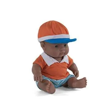 Miniland 8 1/4'' Hispanic Boy Doll for Creative Play