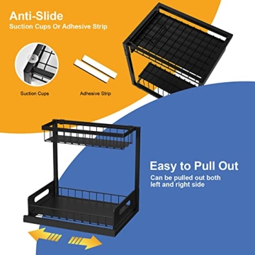 FOLLOWIN Slide Out Organizers for Kitchen and Bathroom