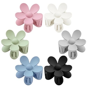 Shop Flower Hair Clips: 6 PCS Durable Daisy Clips