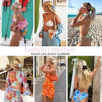 Shop Flower Hair Clips: 6 PCS Durable Daisy Clips