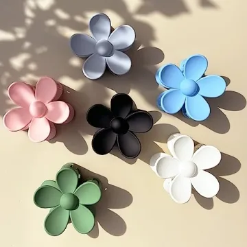 Shop Flower Hair Clips: 6 PCS Durable Daisy Clips