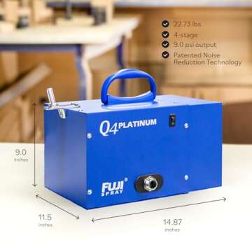 Fuji Spray 2894-T75G Q4 Platinum - T75G Quiet HVLP Spray System