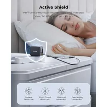 SUPERONE 62W Retractable Wall Charger with Dual Cables, 3-Port USB C Charger Block, 35W Phone Charger Fast Charging for iPhone 16/15 Series, Pad, Tablet, LG, Samsung and More