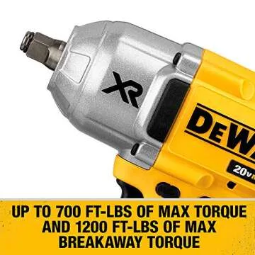 DEWALT 20V MAX XR Impact Wrench with 700 ft-lbs Torque