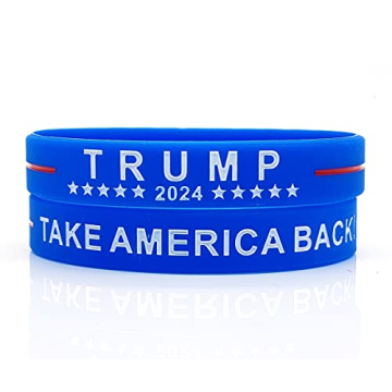 Yangmics Direct Trump 2024 Silicone Bracelets - Unisex Gifts