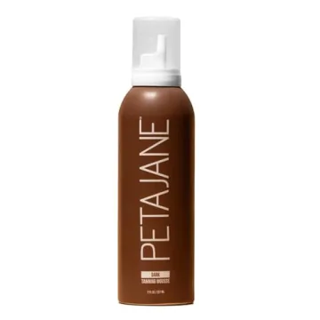 Peta Jane Dark Tanning Mousse 7oz - Natural, Streak-Free, Fast Drying and Vegan
