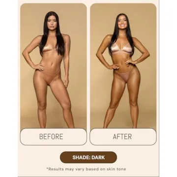 Organic Dark Tanning Mousse for Flawless Skin Glow
