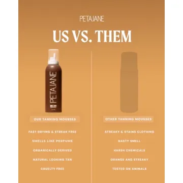 Organic Dark Tanning Mousse for Flawless Skin Glow