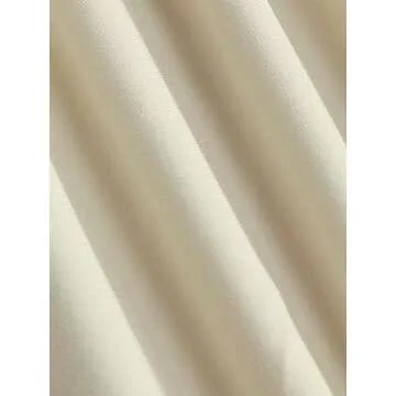 CIDER High Waist Pleated Wide Leg Pants: Beige, L