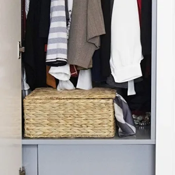 Elegant Set of 3 Handcrafted Nesting Storage Baskets