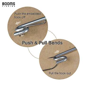 Booms Fishing R08 10" Dehooker Shark Hook Remover