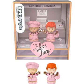 Little People Collector I Love Lucy TV Show Special Edition Set for Adults & Fans, Lucy & Ethel Figu...