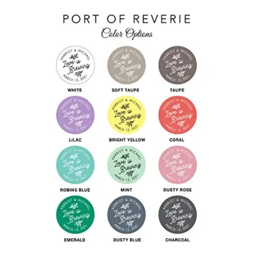 Love is brewing sticker, Coffee favors, Wedding favor stickers, Tea favors, Party Favor Stickers, wedding favor labels F16:20