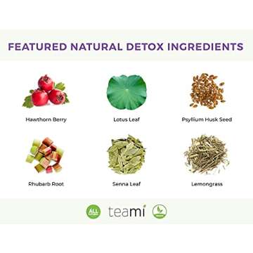 Teami® Colon Detox Tea | All Natural Cleanse tea for Men & Women | 30 Day Supply, 15 Tea Bags (Lemon)