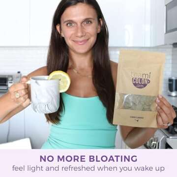 Teami® Colon Detox Tea | All Natural Cleanse tea for Men & Women | 30 Day Supply, 15 Tea Bags (Lemon)