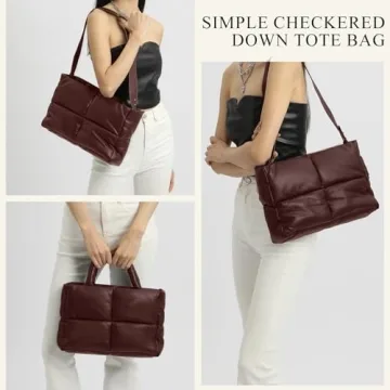 Stylish OWGSEE Puffer Tote Bag for Women