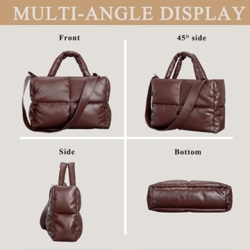 Stylish OWGSEE Puffer Tote Bag for Women