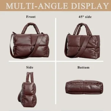 Stylish OWGSEE Puffer Tote Bag for Women