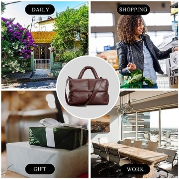 Stylish OWGSEE Puffer Tote Bag for Women