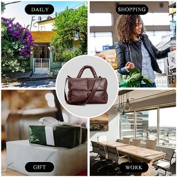 Stylish OWGSEE Puffer Tote Bag for Women