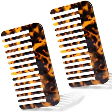 Fsmiling Hair Detangling Comb - 2 Pack Travel Friendly