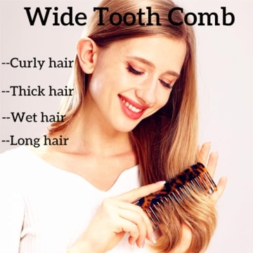 Fsmiling Hair Detangling Comb - Travel Friendly, Eco-Friendly