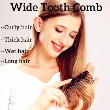 Fsmiling Hair Detangling Comb - Travel Friendly, Eco-Friendly