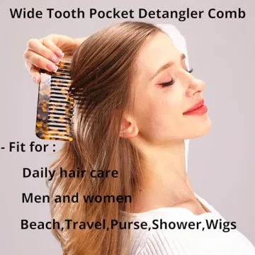 Fsmiling Hair Detangling Comb - Travel Friendly, Eco-Friendly
