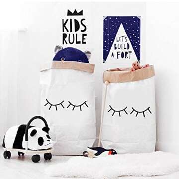 Kangkang Cute Cartoon Storage Bag for Kids' Room Organizing