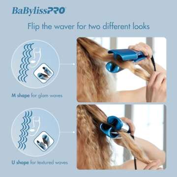 BaBylissPRO Nano Titanium Compact Ionic Deep Waver