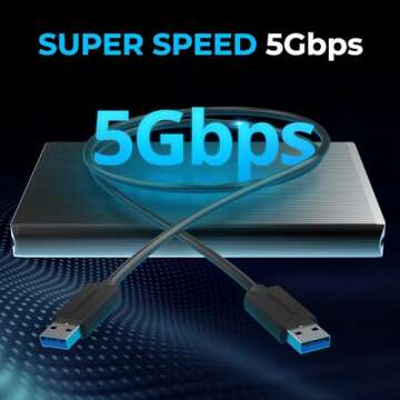 SABRENT [Upgraded Version Support UASP] Ultra Slim USB 3.0 to 2.5-Inch SATA External Aluminum Hard Drive Enclosure [Black] (EC-UK30)