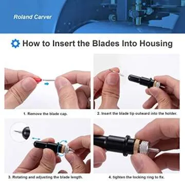 50PCS Fine Point Blades for Cricut - Versatile Cutting Solution