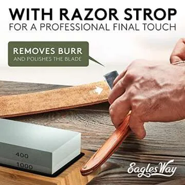 Professional Knife Sharpening Stone | Eagles Way Whetstone