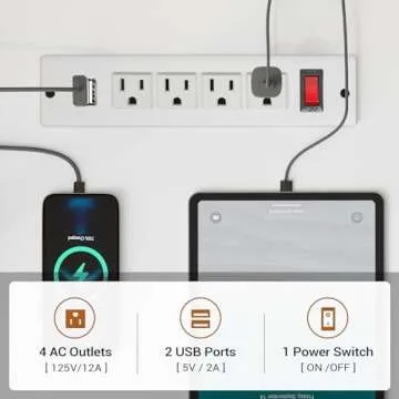 SEDETA L Shaped Computer Desk, Reversible U Shaped Home Office Desk with 3 Fabric Drawers and Storage Shelves, L Shaped Desk with Power Outlet, LED Strip, White