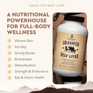 Grass Fed Beef Liver Capsules for Optimal Wellness