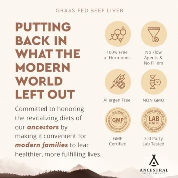 Grass Fed Beef Liver Capsules for Optimal Wellness