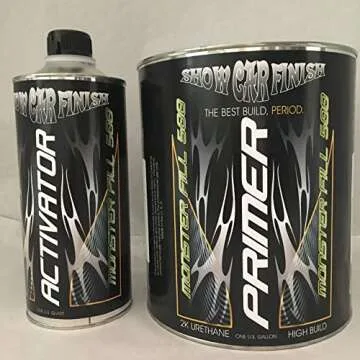 Show Car Finish Monster Fill 500 Primer and Activator, Fast Drying, Very high end Primer, Made in US...