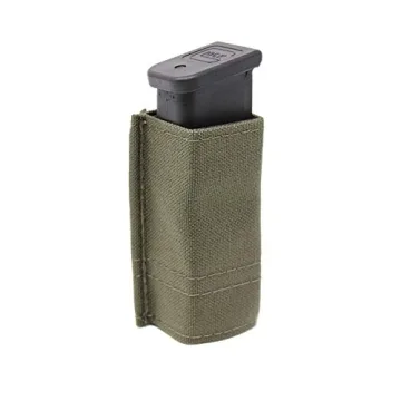 Esstac Single Pistol KYWI Pouch in Ranger Green - Perfect for Tactical Needs