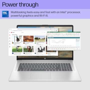 HP 17 Laptop 17.3" Touchscreen Core 7 64GB RAM 2TB SSD