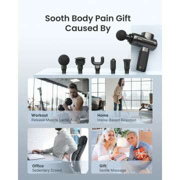 Powerful RENPHO Massage Gun for Deep Tissue Relief