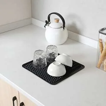 MicoYang Silicone Dish Drying Mat for Kitchen Use