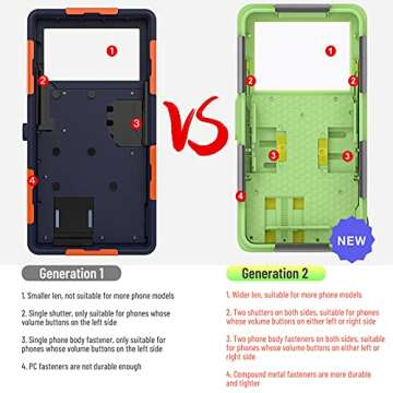 Upgrade Diving Swimming Waterproof Protective Case, Outdoor Universal Snorkeling Surfing Professional Underwater Housing for iPhone Galaxy Huawei OnePlus LG Motorola Google Series Phones